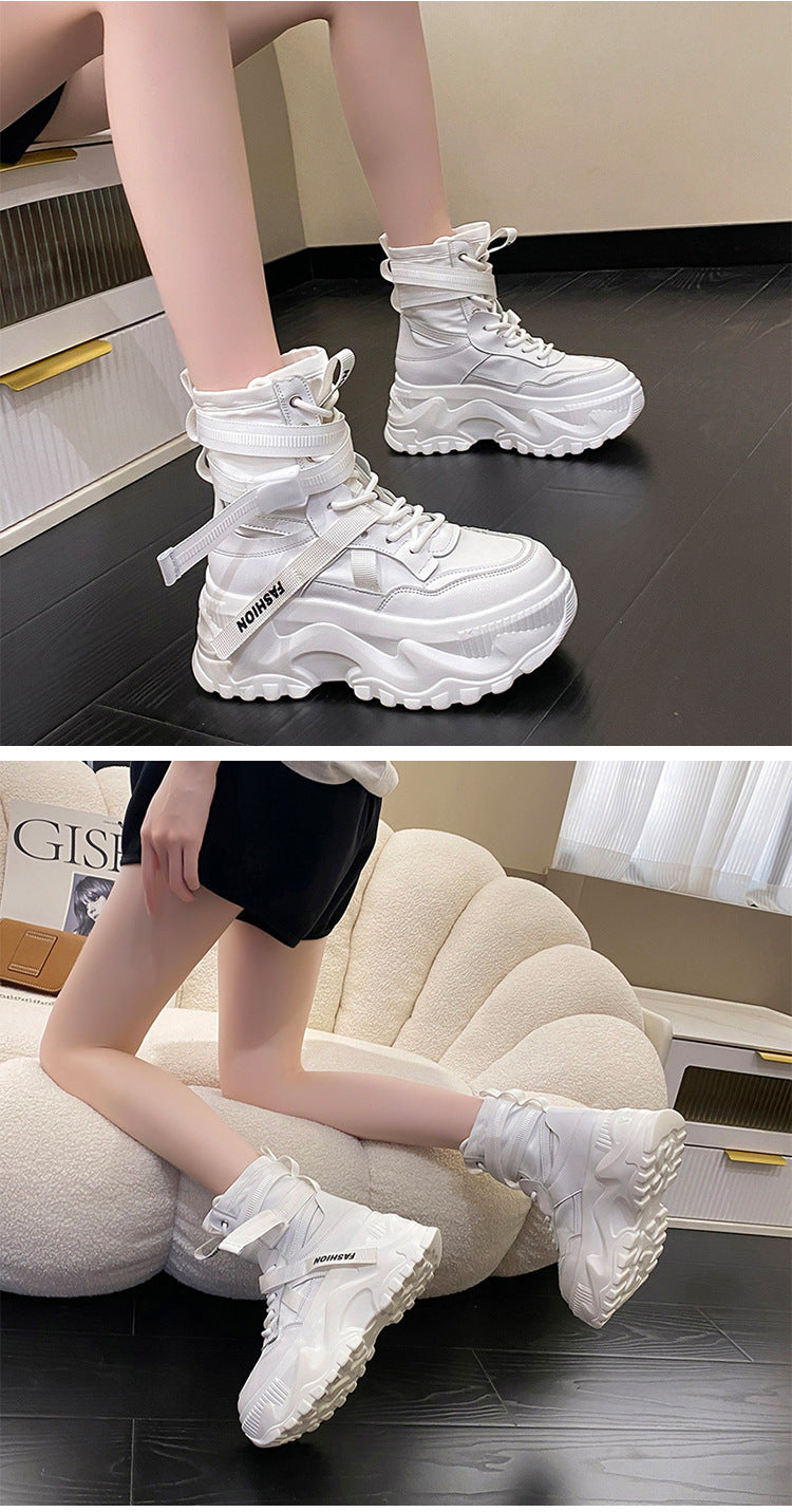 Women's Platform Height Increasing Casual Sneakers