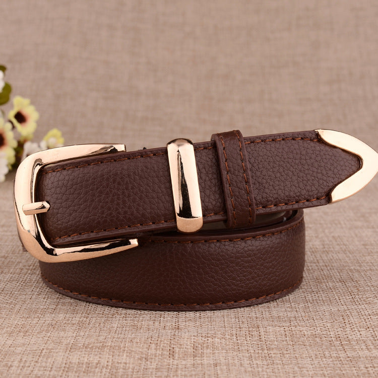 All-match Fashion Women's Casual Imitation Leather Belt