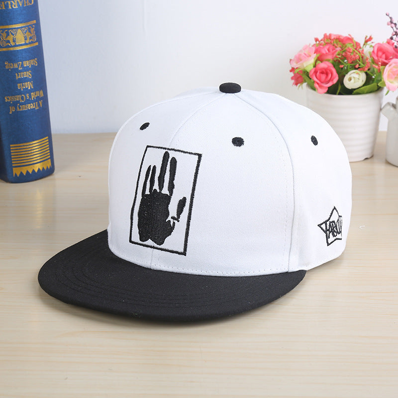 Korean Fashion Embroidery Baseball  Street Dance Couple Hip Hop Hat Outdoor Sun Hat