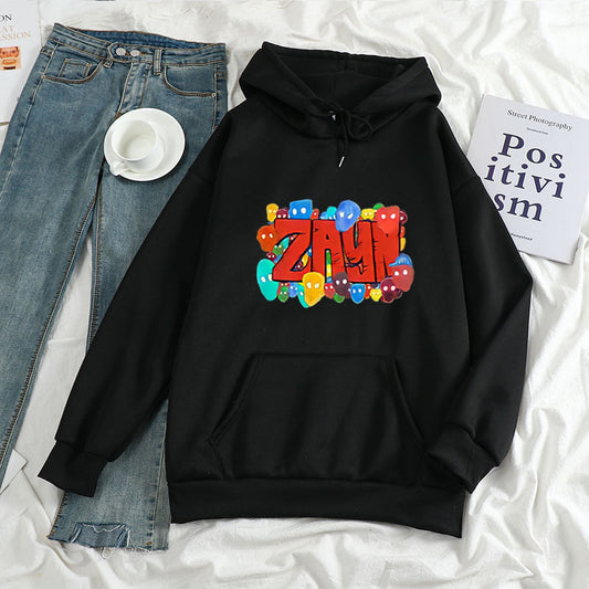 Color Art ZAYN Printed Letter Hoodie Hoodies For Men And Women