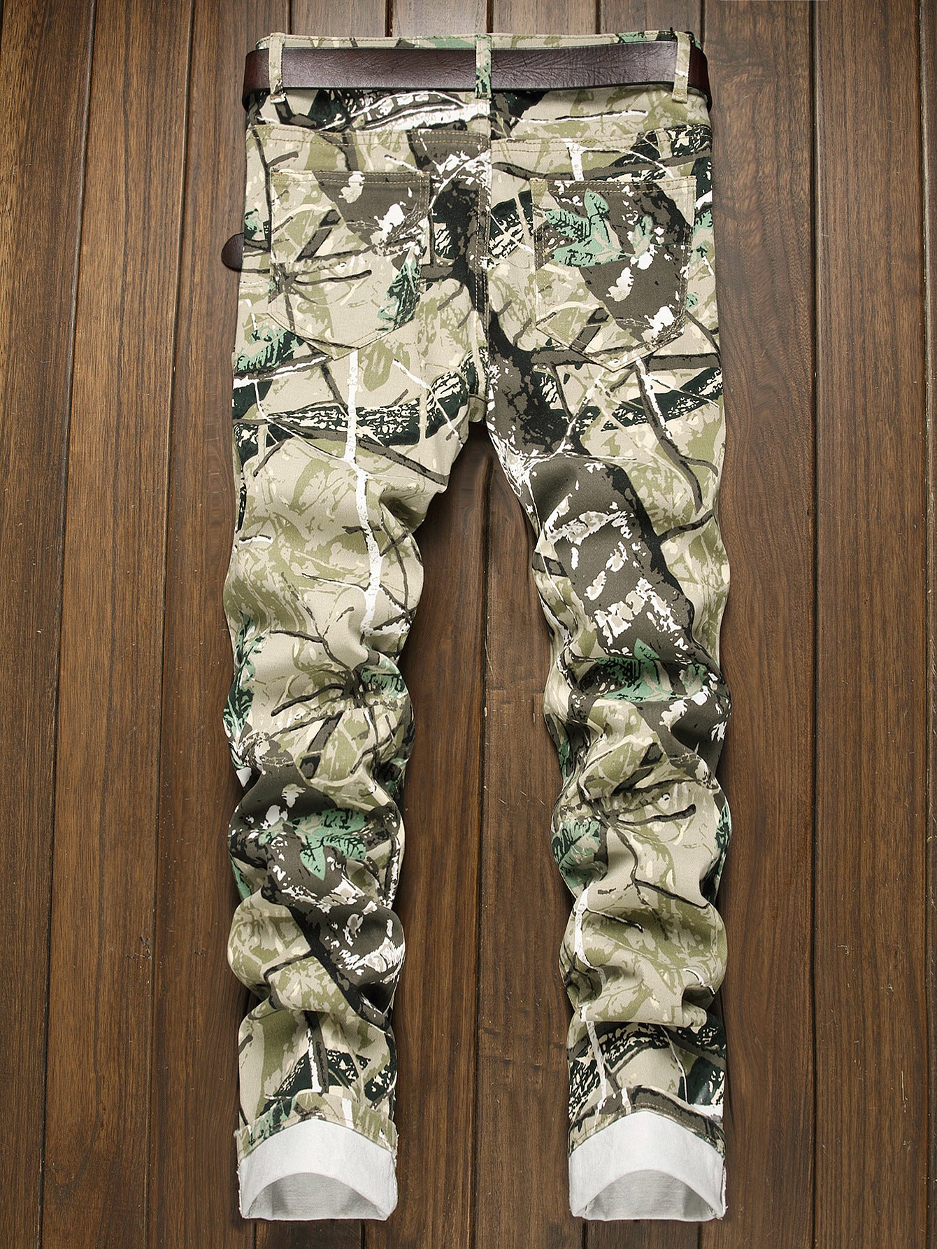 Forest Hunting Camouflage Denim Men's Trousers