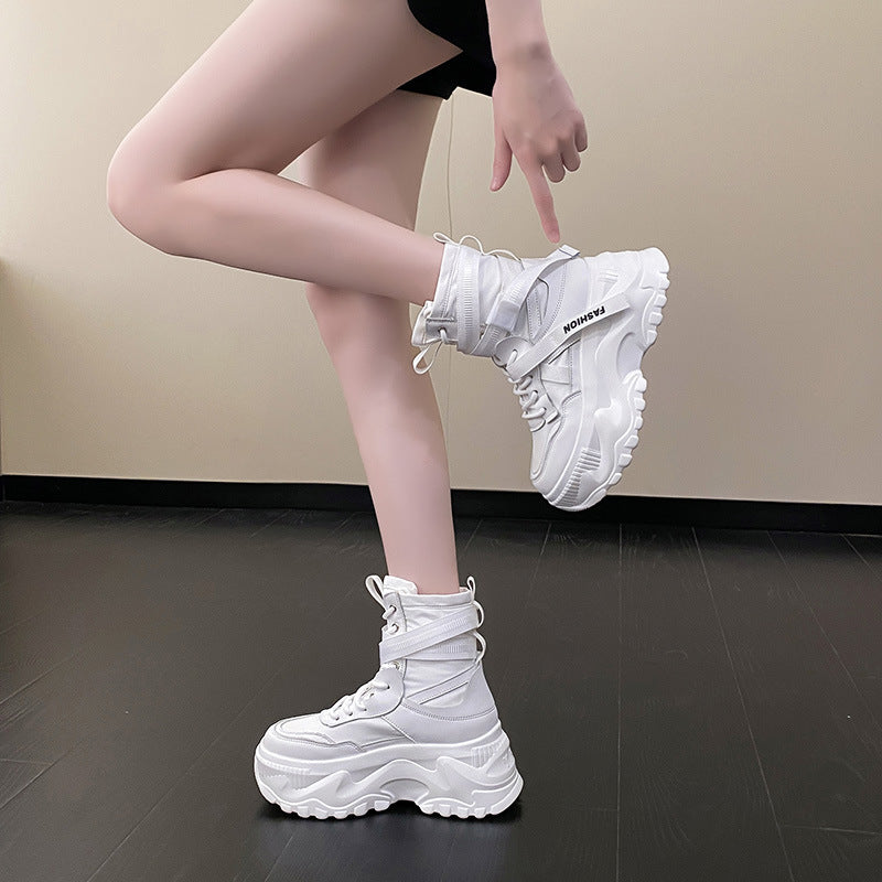 Women's Platform Height Increasing Casual Sneakers