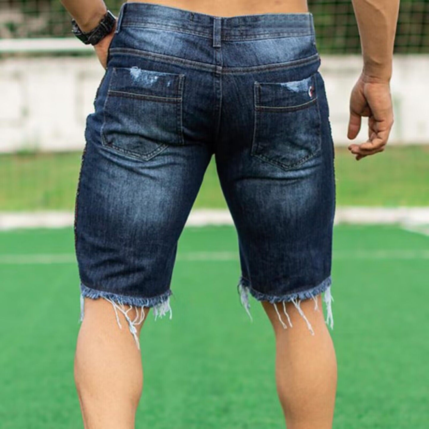 European And American Slim Fit Fashion Jeans Shorts