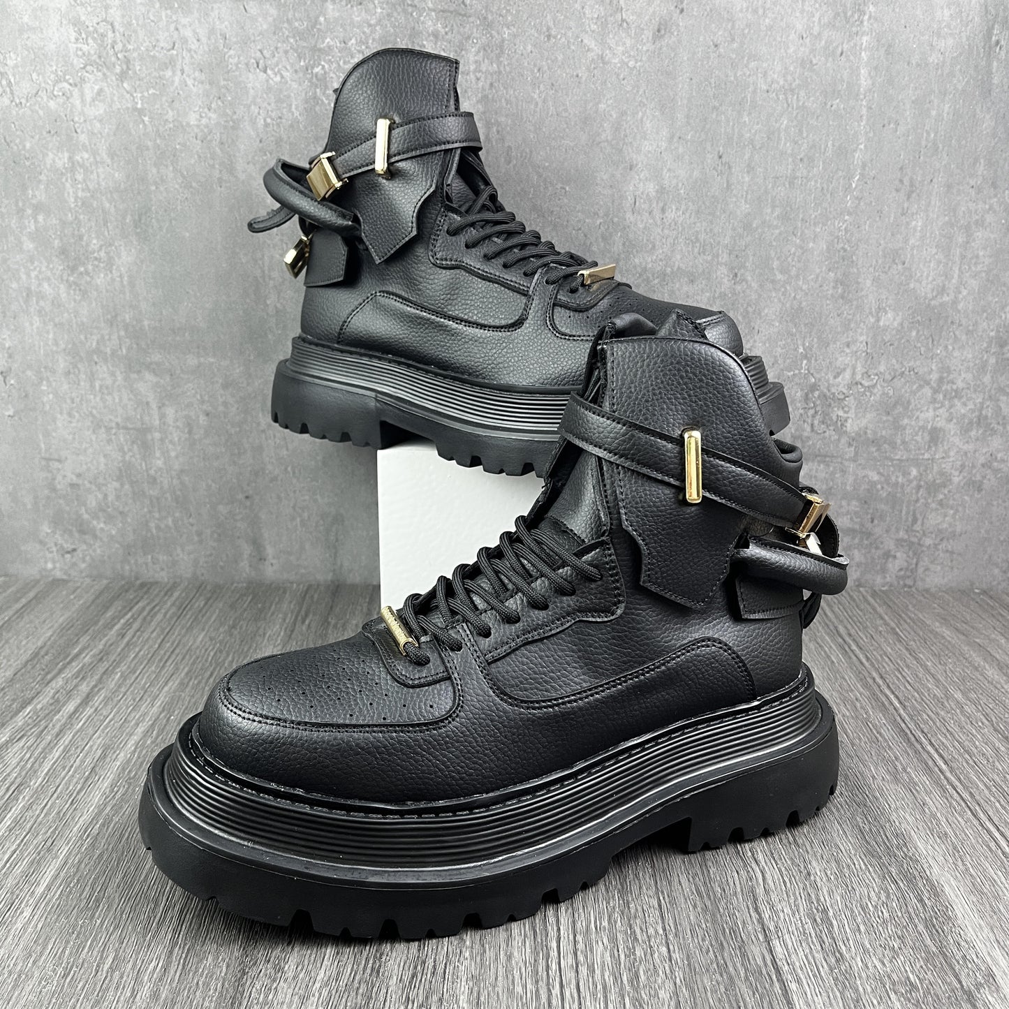 Men's Fashion Casual Thick Soles Plus Down Thickened Snow Boots